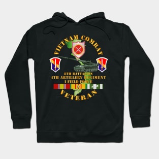 Vietnam Combat Vet - 8th Bn 4th Artillery - I Field Force w M107 Hoodie